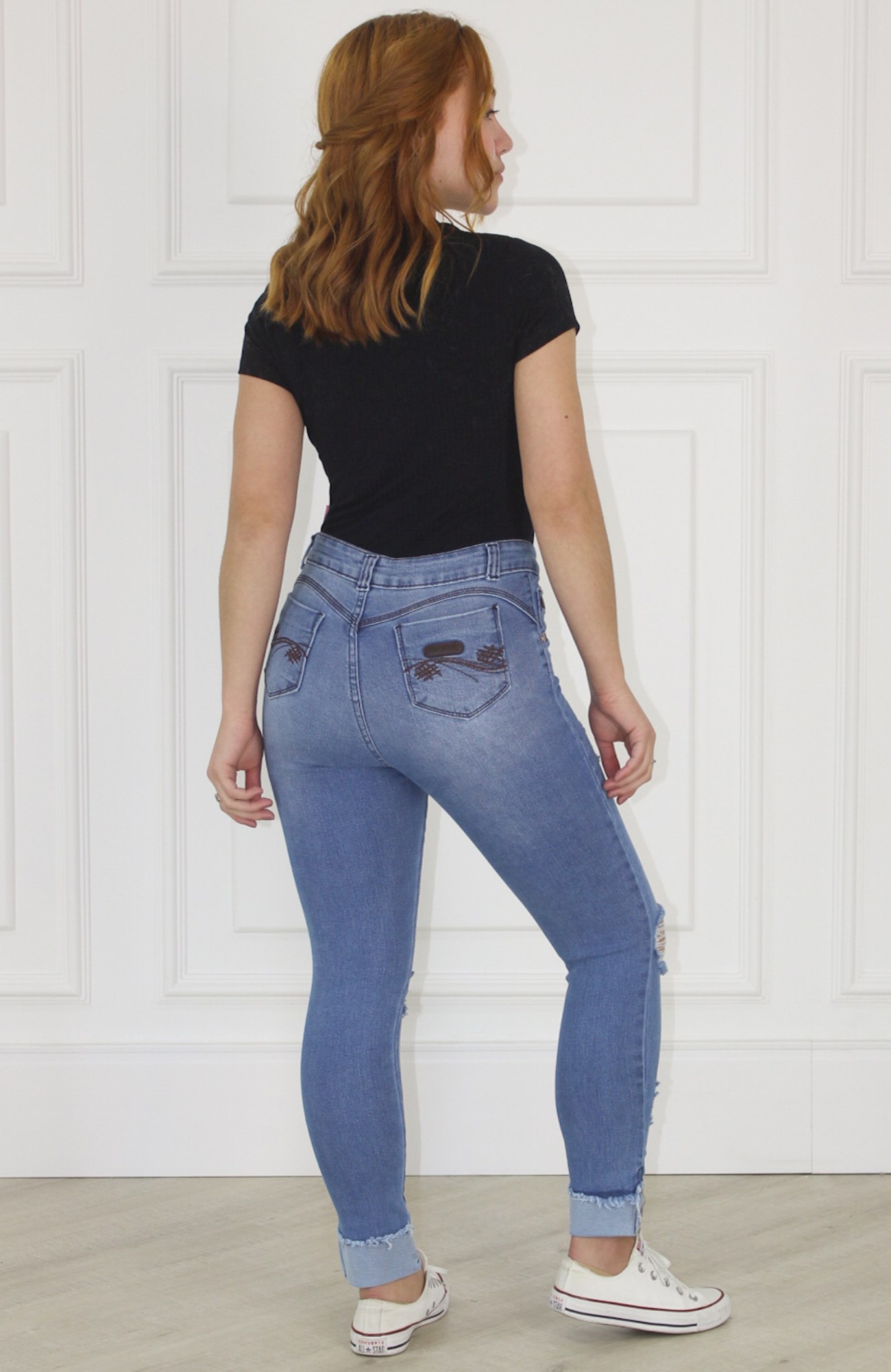 Calça Jeans Capri Cintura Alta 0845.5 - RosaShockJeans