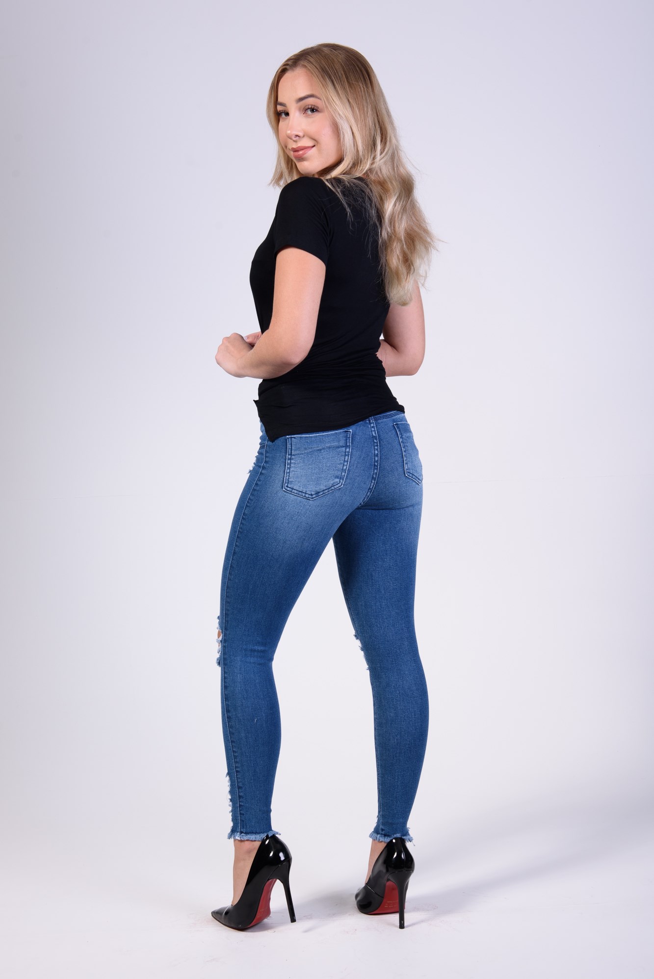 Calça Jeans Modeladora Perfeita com Cinto REF:1012 - Charmozare Jeans