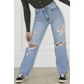 Calça Jeans Wide Cintura Alta 0851.3