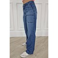 Calça Jeans Wide Cintura Alta 0861