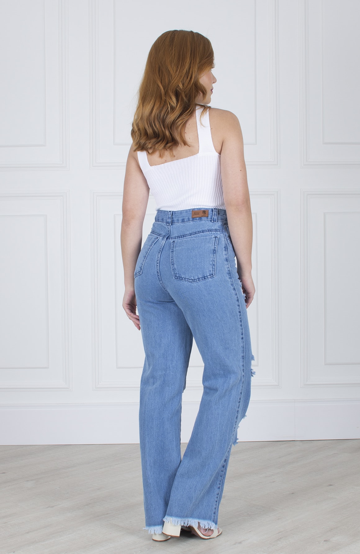 JEANS Z1975 FLARE COM CINTURA ALTA - Azul